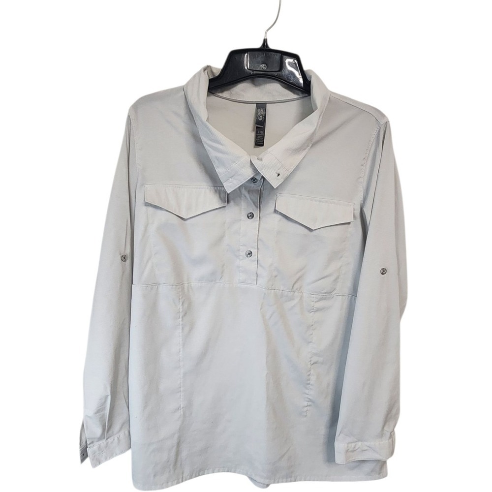 Mountain Hardwear Women's Pullover Long Sleeve Shirt Casual Outdoor Large